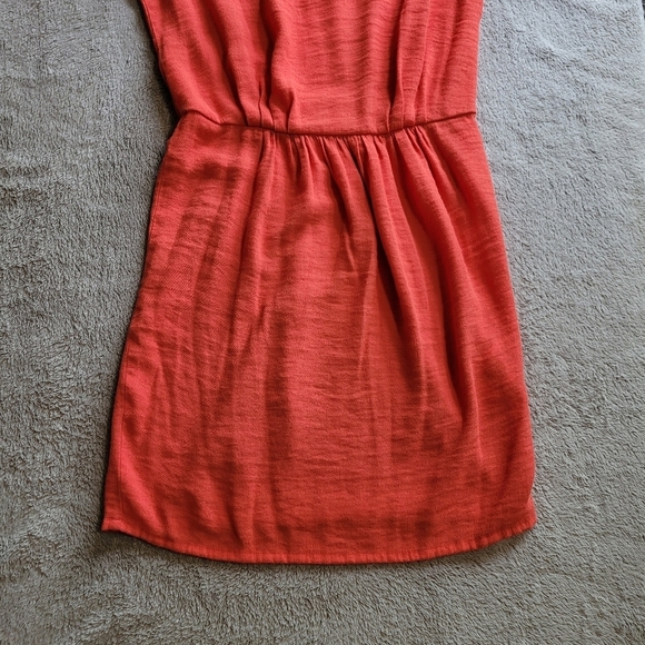 Sessun orange sleeveless midi dress size medium - Picture 5 of 11